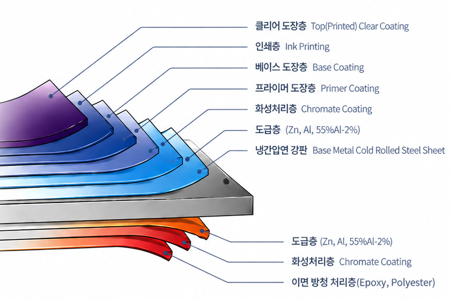 칼라강판 다층 코팅 구조 단면도 - 당진지붕, 서산지붕, 성광지붕, 지붕공사, 공장지붕공사, 공장지붕공사견적, 공장지붕물받이, 교회지붕, 박공지붕, 빌라지붕, 샌드위치판넬지붕, 스라브지붕, 스레트지붕, 슬라브지붕, 슬라브지붕공사, 슬레이트지붕, 싱글지붕, 썬라이트지붕, 아스팔트싱글지붕, 아파트지붕, 알루미늄지붕, 옥상지붕, 옥상지붕공사, 주차장지붕, 주택지붕판넬, 지붕, 지붕개량, 지붕개량공사, 지붕도색, 지붕마감재, 지붕물매, 지붕물받이, 지붕빗물받이, 지붕보수, 지붕수리, 지붕싱글, 지붕재, 지붕재료, 지붕트러스, 지붕판넬, 지붕함석, 철판지붕, 체육관지붕, 칼라강판, 칼라강판지붕가격, 칼라강판지붕시공, 투명지붕, 함석지붕, 단독주택지붕공사, 목조주택지붕종류, 서울지붕공사, 시골집지붕공사, 시골집지붕공사비용, 시골집지붕도색, 시골집지붕빗물받이, 싱글지붕방수, 알루미늄지붕강판, 알루미늄지붕물받이, 알루미늄지붕자재, 알루미늄지붕재, 알루미늄지붕판넬, 전원주택지붕공사, 전원주택지붕공사비용, 조립식주택지붕재, 체육관지붕공사업체, 체육관지붕누수, 포스코지붕공사, 한옥지붕마감, 한옥지붕모양, 한옥지붕색깔, 한옥지붕의종류, 한옥지붕종류, 한옥지붕형태, 함석지붕방수, 함석지붕자재, 함석지붕재, 강철지붕공사, 강철지붕재료, 샌드위치판넬지붕공사, 샌드위치판넬지붕마감재, 슁글지붕방수, 슁글지붕자재, 투명지붕가격, 투명지붕자재, 투명지붕재, 투명지붕재료, 투명지붕판넬, 판넬지붕마감재, 판넬지붕물받이, 판넬지붕싱글, 판넬지붕판넬, 박공지붕모양, 박공지붕시공, 박공지붕인테리어, 박공지붕재료, 아스팔트싱글지붕보수, 아스팔트싱글지붕재료, 조립식지붕마감재, 조립식지붕판넬, 주택옥상지붕공사, 기와형칼라강판, 기와형칼라강판규격, 미래칼라강판, 삼성지붕개량, 삼성지붕공사, 삼성칼라강판, 새지붕칼라강판, 안산지붕공사, 안산지붕수리, 주차장지붕공사, 주차장지붕설치, 주차장지붕자재, 주차장지붕재료, 지붕칼라강판가격, 징크판넬지붕방수, 징크판넬지붕보수, 징크판넬지붕시공, 칼라강판가격, 칼라강판규격, 칼라강판기와, 칼라강판대리점, 칼라강판도면, 칼라강판색상, 칼라강판절곡, 칼라강판징크, 칼라강판판매, 가경동지붕공사, 강릉지붕공사, 검암동지붕수리, 계룡지붕공사, 고척동지붕수리, 고흥지붕공사, 공릉동지붕수리, 공주시지붕공사, 공주지붕개량, 공주지붕공사, 공항동지붕수리, 광명지붕공사, 광주지붕공사, 광주칼라강판, 괴산지붕공사, 군포지붕수리, 금산지붕공사, 금천구지붕공사, 기흥지붕공사, 김천지붕공사, 김포시지붕개량, 김포지붕개량, 김포지붕수리, 김포칼라강판, 남양주칼라강판, 논산시지붕공사, 논산지붕공사, 당산동지붕수리, 당진지붕개량, 당진지붕공사, 당진지붕수리, 대구시지붕공사, 대구지붕공사, 대구지붕수리, 대구칼라강판, 대전시지붕공사, 대전지붕공사, 대전지붕수리, 동양동지붕수리, 동천동지붕공사, 두암동지붕공사, 마산지붕개량, 마산지붕공사, 매화동지붕개량, 목동지붕공사, 목포지붕공사, 무주지붕공사, 문래동지붕수리, 미아동지붕수리, 백석동지붕공사, 보은지붕공사, 부여지붕개량, 분당지붕수리, 비산동지붕공사, 사천지붕개량, 상계동지붕수리, 상주지붕개량, 상주지붕공사, 서귀포지붕공사, 서산지붕개량, 서산지붕공사, 서산지붕수리, 서천군지붕개량, 서천군지붕공사, 성남지붕공사, 세종시지붕공사, 세종시지붕수리, 세종지붕공사, 속초지붕공사, 수원시지붕공사, 수원지붕공사, 수원칼라강판, 순천지붕수리, 시흥지붕수리, 신월동지붕공사, 신월동지붕수리, 신정동지붕공사, 아산지붕공사, 안동지붕공사, 안성지붕공사, 안성지붕수리, 안양지붕공사, 양구지붕공사, 양산시지붕공사, 양산지붕공사, 양양지붕공사, 여주지붕수리, 연무읍지붕공사, 영동지붕공사, 영주시지붕공사, 예산지붕공사, 오남동지붕공사, 오류동지붕공사, 옥천지붕공사, 용운동지붕공사, 용인지붕공사, 용인칼라강판, 우장산동지붕수리, 울산지붕공사, 울주지붕공사, 울진지붕개량, 원미동지붕수리, 원종동지붕수리, 원주시지붕공사, 원주지붕공사, 음성읍지붕수리, 음성지붕공사, 응암동지붕공사, 응암동지붕수리, 의정부지붕수리, 이천지붕수리, 일산지붕공사, 일산지붕수리, 일산칼라강판, 장충동1가지붕공사, 전남지붕개량, 전남지붕공사, 전북칼라강판, 전주지붕개량, 정읍지붕공사, 정자동지붕공사, 제주도지붕공사, 제주시지붕공사, 제주지붕개량, 제주지붕공사, 중랑구지붕수리, 증평읍지붕수리, 증평지붕개량, 증평지붕공사, 증평지붕수리, 진주지붕개량, 진천지붕공사, 진해지붕공사, 창원지붕공사, 천안지붕개량, 천안지붕공사, 천안지붕수리, 천안칼라강판, 청주시지붕방수, 청주시지붕수리, 초지동지붕수리, 춘천지붕공사, 춘천칼라강판, 충남지붕개량, 충주시지붕공사, 충주지붕개량, 태안지붕공사, 태안지붕수리, 파주시지붕공사, 파주지붕공사, 평택시지붕개량, 평택칼라강판, 포천지붕개량, 포천지붕공사, 포천칼라강판, 포항지붕개량, 포항칼라강판, 하사창동지붕공사, 합천지붕공사, 합포구지붕공사, 홍성지붕공사, 홍천군지붕공사, 화곡동지붕수리, 화도읍지붕공사, 화성시지붕공사, 화순지붕공사, 화천지붕공사, 후암동지붕공사, 광덕지붕수리, 기린칼라강판, 대명지붕공사, 대신지붕공사, 대신칼라강판, 대청지붕공사, 만년지붕공사, 명천지붕공사, 왕십리지붕공사, 용문지붕공사, 우성지붕공사, 진례지붕공사, 청라지붕공사, 하이지붕시공, 행복지붕공사, 곤지암지붕공사, 언양지붕수리, 향남지붕개량, 함석